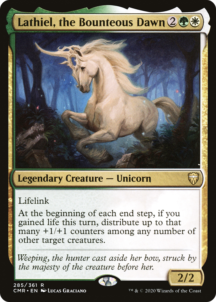 Lathiel, the Bounteous Dawn (CMR-285) - Commander Legends - Premium MTG Single from Wizards of the Coast - Just $0.08! Shop now at Game Crave Tournament Store