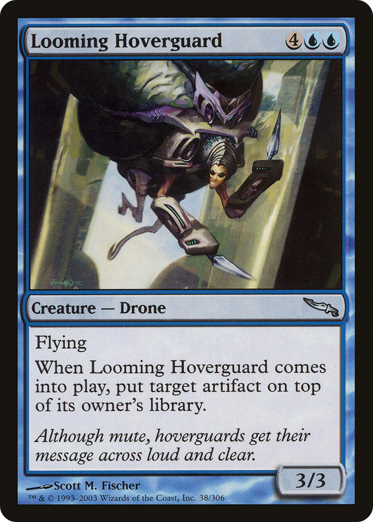 Looming Hoverguard (MRD-038) - Mirrodin Foil - Premium MTG Single from Wizards of the Coast - Just $0.08! Shop now at Game Crave Tournament Store