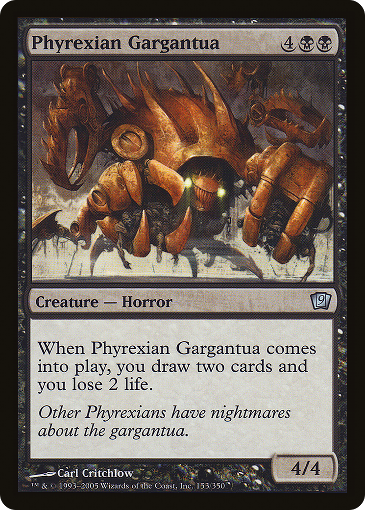 Phyrexian Gargantua (9ED-153★) - Ninth Edition Foil - Premium MTG Single from Wizards of the Coast - Just $0.18! Shop now at Game Crave Tournament Store