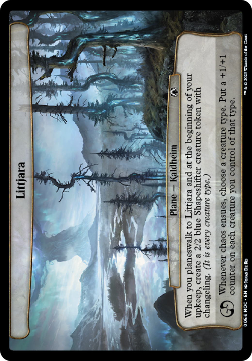 Littjara (MOC-056) - March of the Machine Commander - Premium MTG Single from Wizards of the Coast - Just $0.17! Shop now at Game Crave Tournament Store