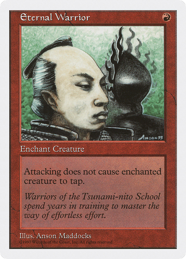 Eternal Warrior (5ED-225) - Fifth Edition - Premium MTG Single from Wizards of the Coast - Just $0.08! Shop now at Game Crave Tournament Store