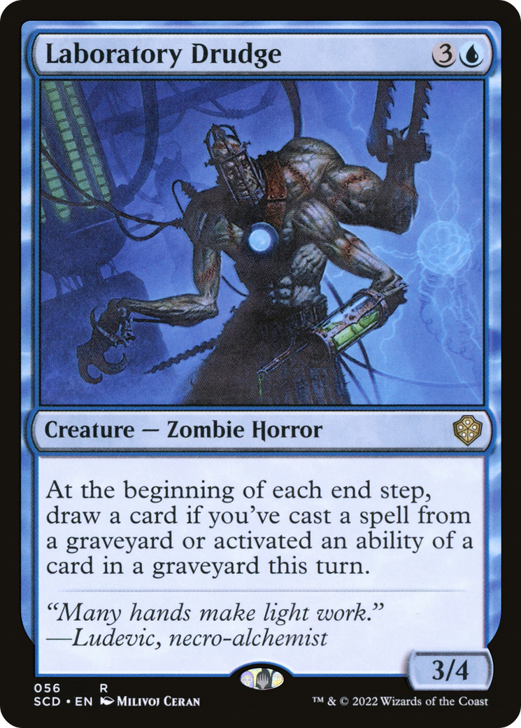 Laboratory Drudge (SCD-056) - Starter Commander Decks - Premium MTG Single from Wizards of the Coast - Just $0.08! Shop now at Game Crave Tournament Store