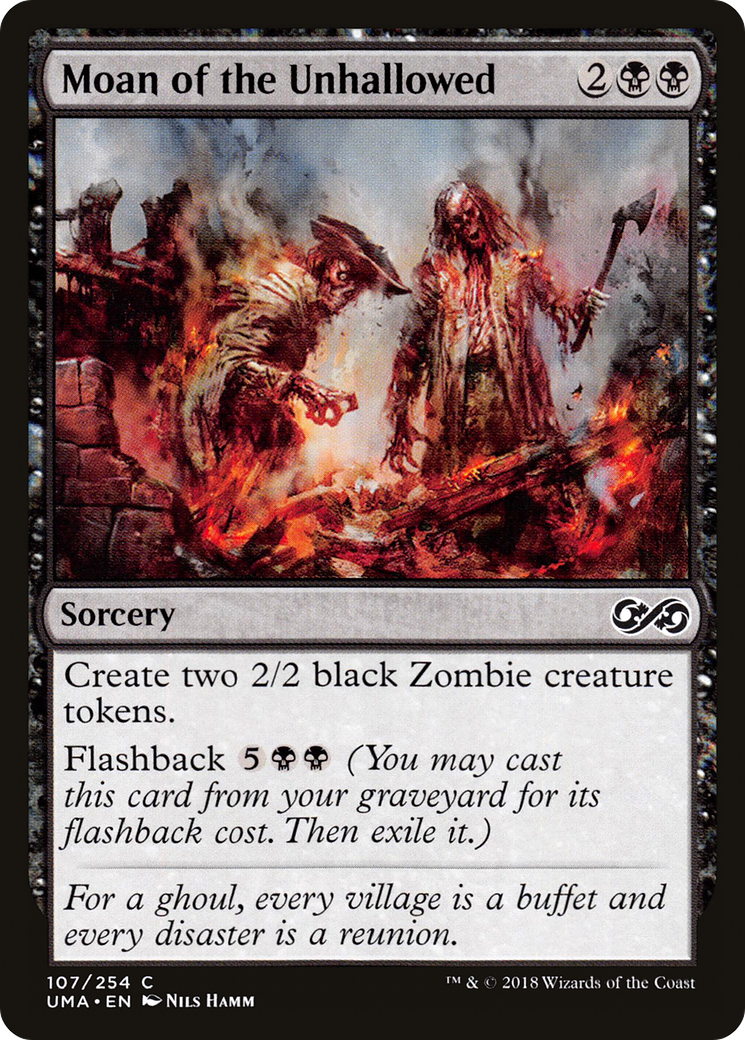 Moan of the Unhallowed (UMA-107) - Ultimate Masters Foil - Premium MTG Single from Wizards of the Coast - Just $0.25! Shop now at Game Crave Tournament Store