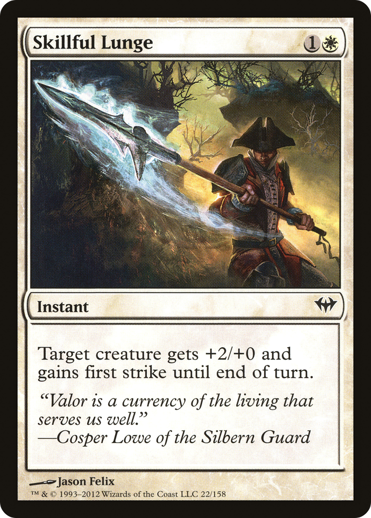 Skillful Lunge (DKA-022) - Dark Ascension - Premium MTG Single from Wizards of the Coast - Just $0.08! Shop now at Game Crave Tournament Store