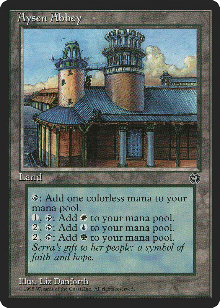 Aysen Abbey (HML-112) - Homelands - Premium MTG Single from Wizards of the Coast - Just $0.08! Shop now at Game Crave Tournament Store