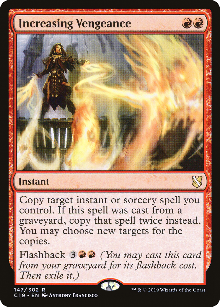 Increasing Vengeance (C19-147) - Commander 2019 - Premium MTG Single from Wizards of the Coast - Just $0.11! Shop now at Game Crave Tournament Store