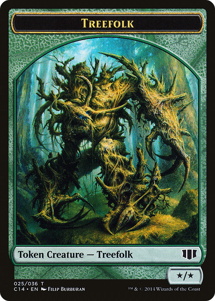 Treefolk (TC14-025) - Commander 2014 Tokens - Premium MTG Single from Wizards of the Coast - Just $0.08! Shop now at Game Crave Tournament Store