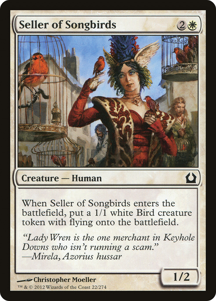 Seller of Songbirds (RTR-022) - Return to Ravnica - Premium MTG Single from Wizards of the Coast - Just $0.08! Shop now at Game Crave Tournament Store