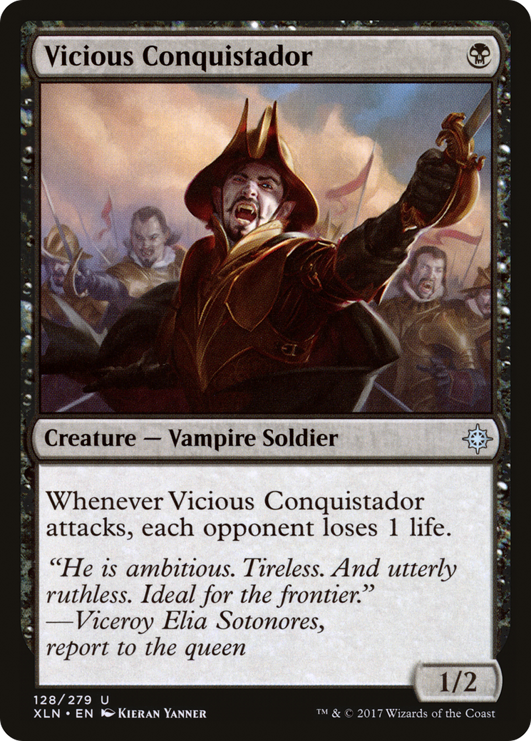 Vicious Conquistador (XLN-128) - Ixalan - Premium MTG Single from Wizards of the Coast - Just $0.25! Shop now at Game Crave Tournament Store