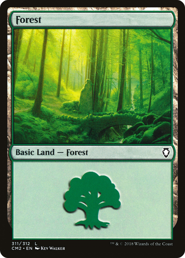 Forest (CM2-311) - Commander Anthology Volume II - Premium MTG Single from Wizards of the Coast - Just $0.08! Shop now at Game Crave Tournament Store
