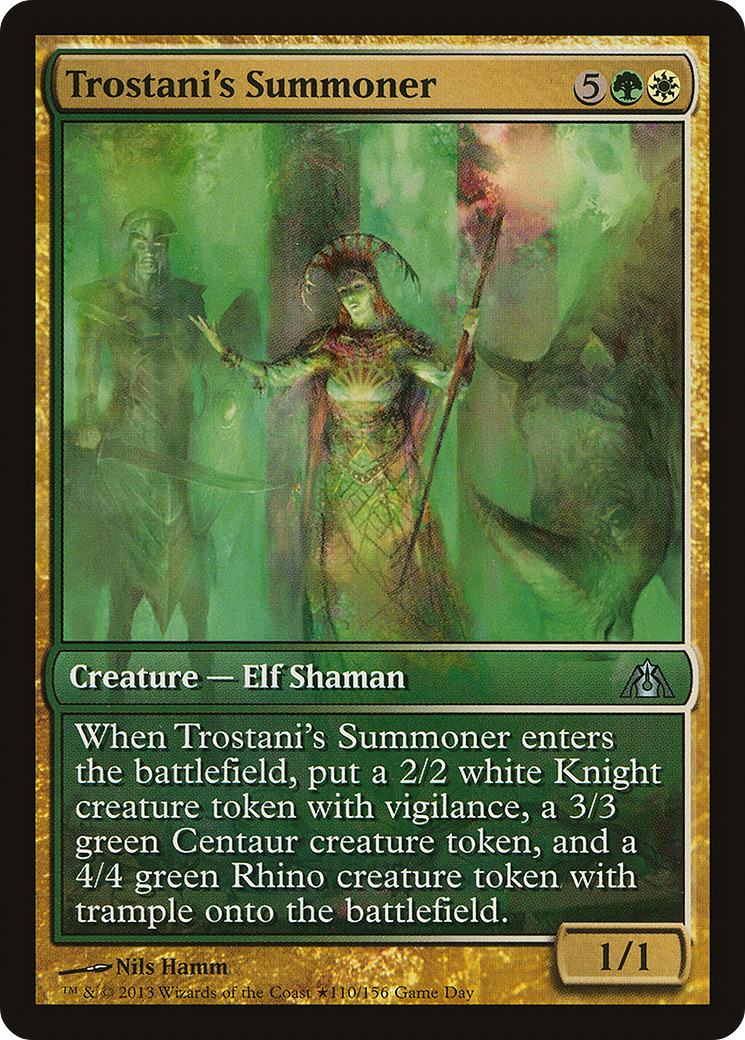 Trostani's Summoner (PDGM-110) - Dragon's Maze Promos - Premium MTG Single from Wizards of the Coast - Just $0.08! Shop now at Game Crave Tournament Store