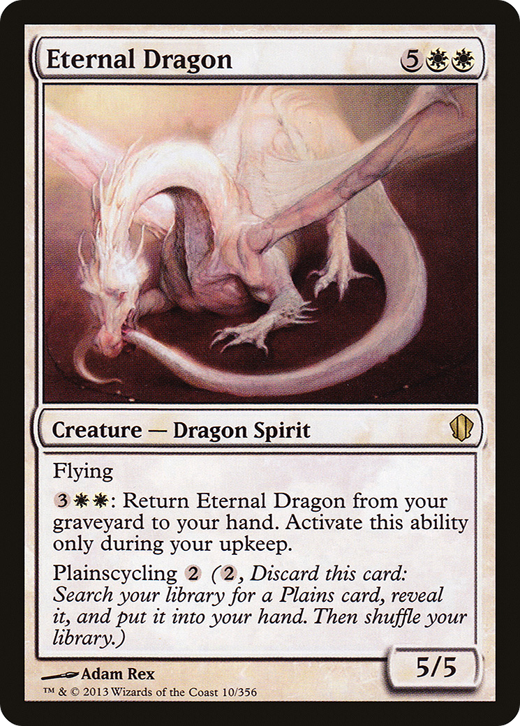 Eternal Dragon (C13-010) - Commander 2013 - Premium MTG Single from Wizards of the Coast - Just $0.08! Shop now at Game Crave Tournament Store