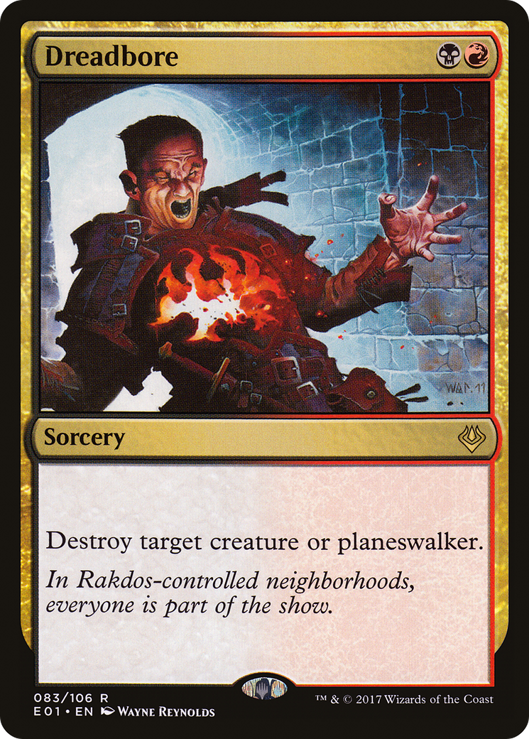 Dreadbore (E01-083) - Archenemy: Nicol Bolas - Premium MTG Single from Wizards of the Coast - Just $0.13! Shop now at Game Crave Tournament Store
