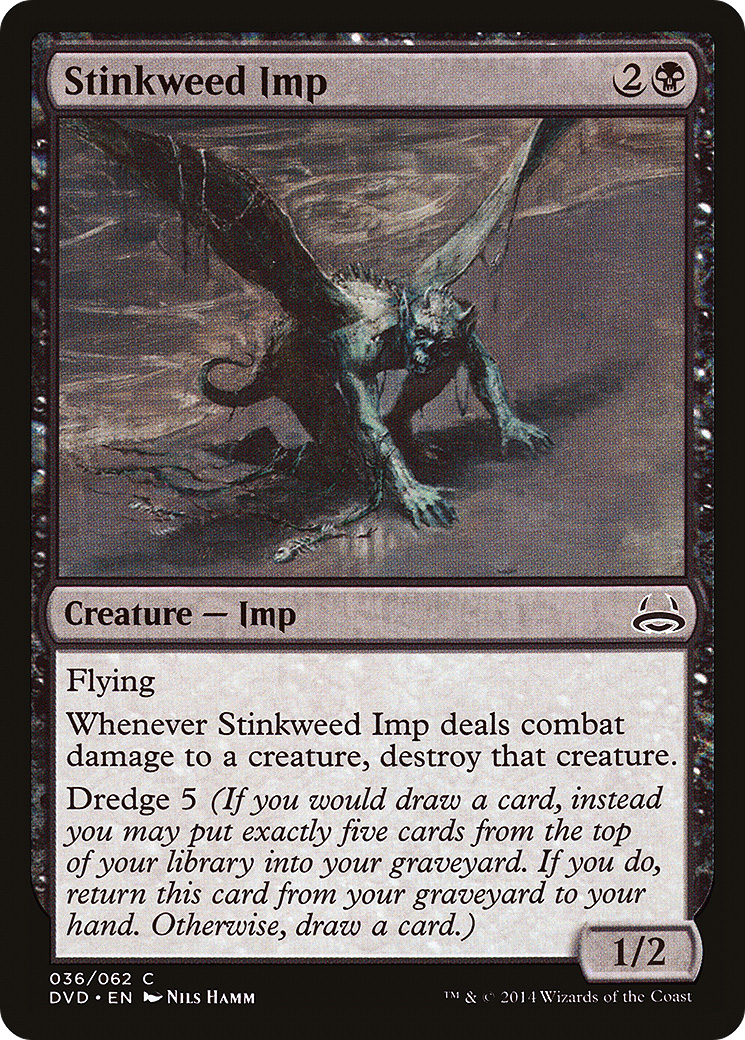 Stinkweed Imp (DVD-036) - Duel Decks Anthology: Divine vs. Demonic - Premium MTG Single from Wizards of the Coast - Just $1.32! Shop now at Game Crave Tournament Store