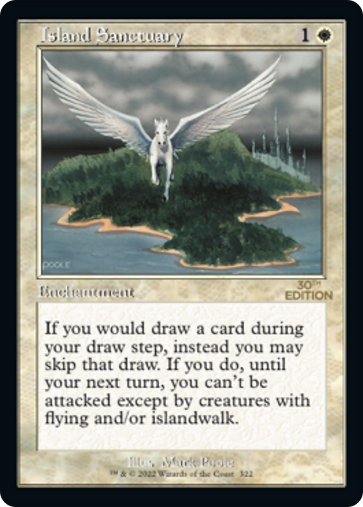 Island Sanctuary (30A-322) - 30th Anniversary Edition - Premium MTG Single from Wizards of the Coast - Just $0! Shop now at Game Crave Tournament Store