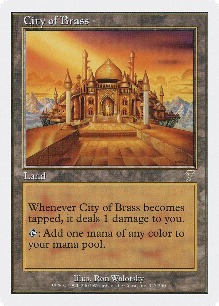 City of Brass (7ED-327) - Seventh Edition - Premium MTG Single from Wizards of the Coast - Just $17.87! Shop now at Game Crave Tournament Store