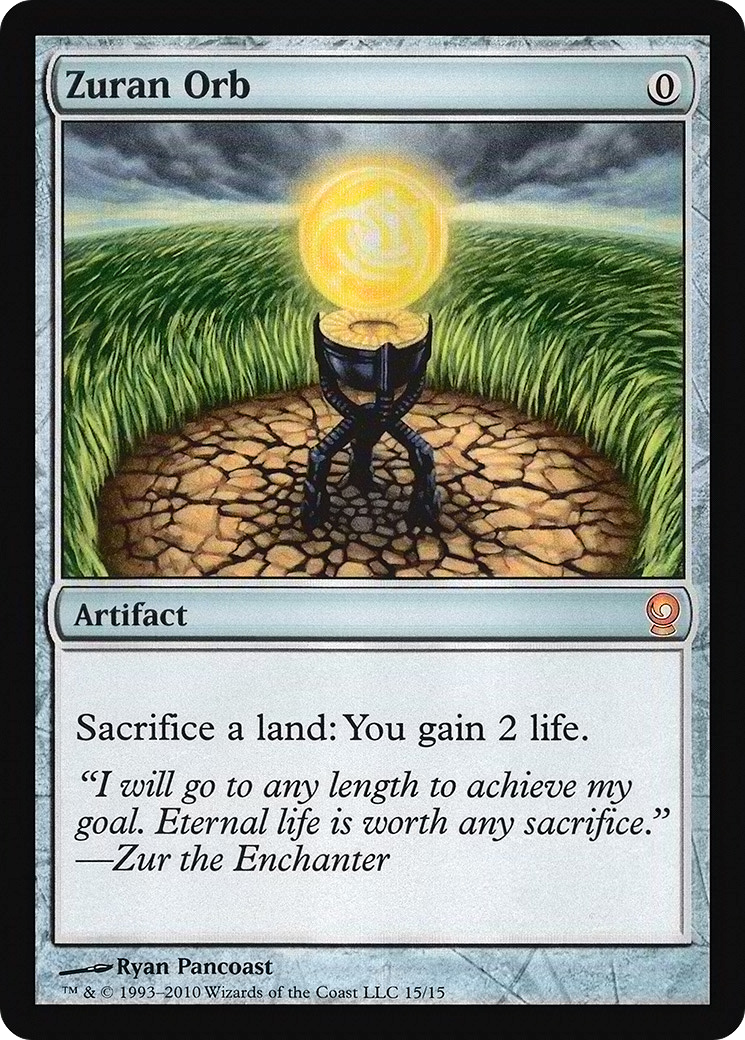 Zuran Orb (V10-015) - From the Vault: Relics Foil - Premium MTG Single from Wizards of the Coast - Just $11.54! Shop now at Game Crave Tournament Store