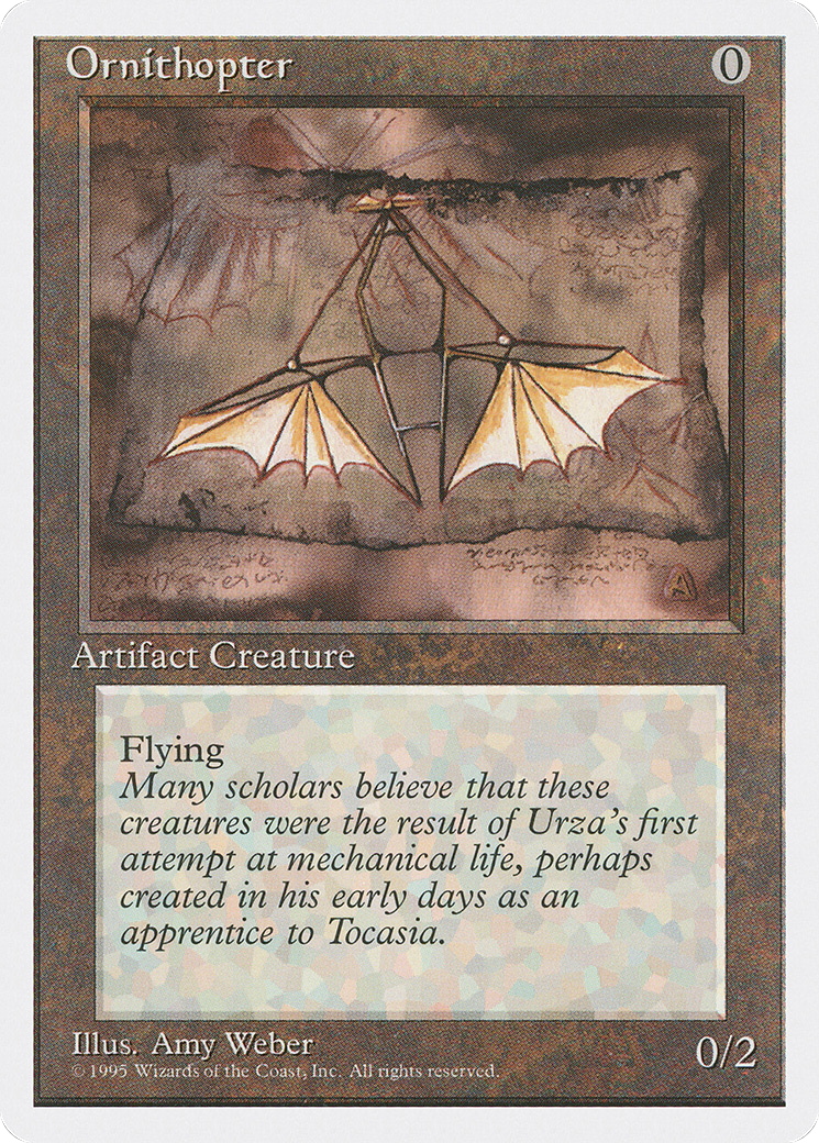 Ornithopter (4ED-341) - Fourth Edition - Premium MTG Single from Wizards of the Coast - Just $0.08! Shop now at Game Crave Tournament Store