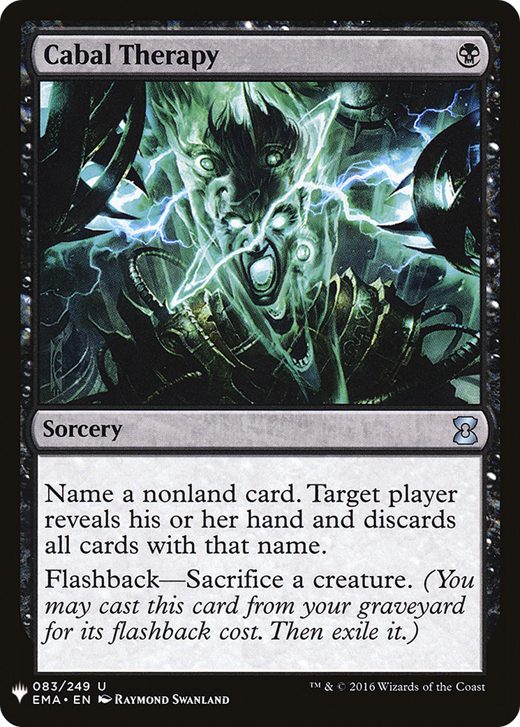 Cabal Therapy (MB1-587) - Mystery Booster - Premium MTG Single from Wizards of the Coast - Just $0.15! Shop now at Game Crave Tournament Store