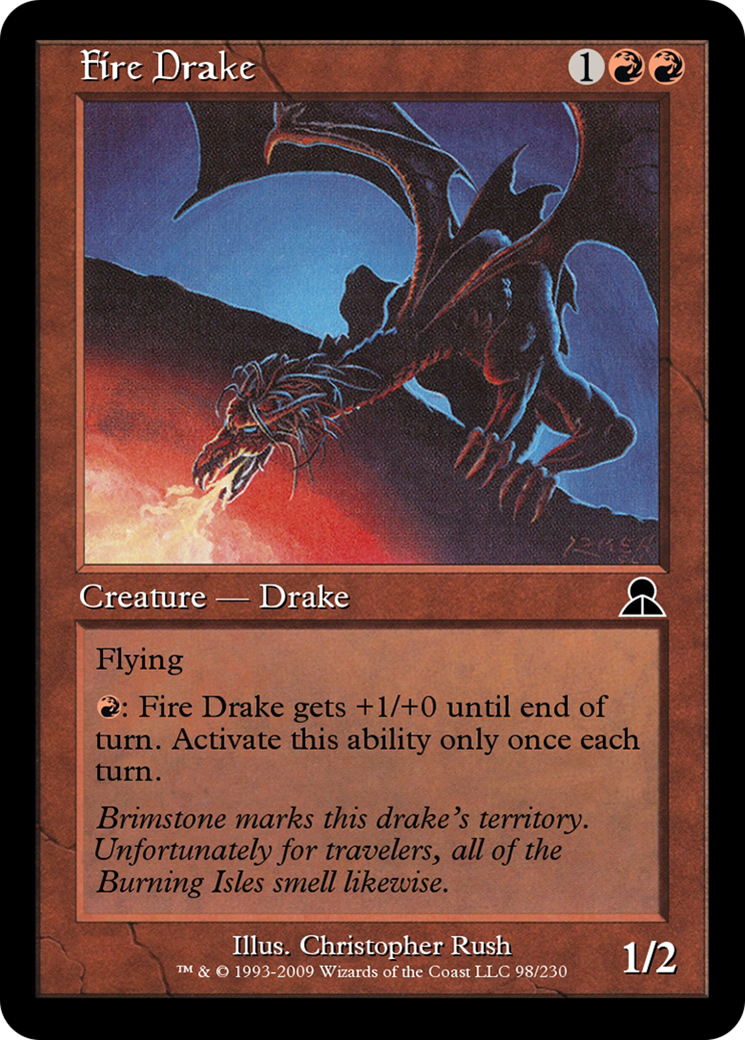 Fire Drake (ME3-098) - Masters Edition III Foil - Premium MTG Single from Wizards of the Coast - Just $0! Shop now at Game Crave Tournament Store