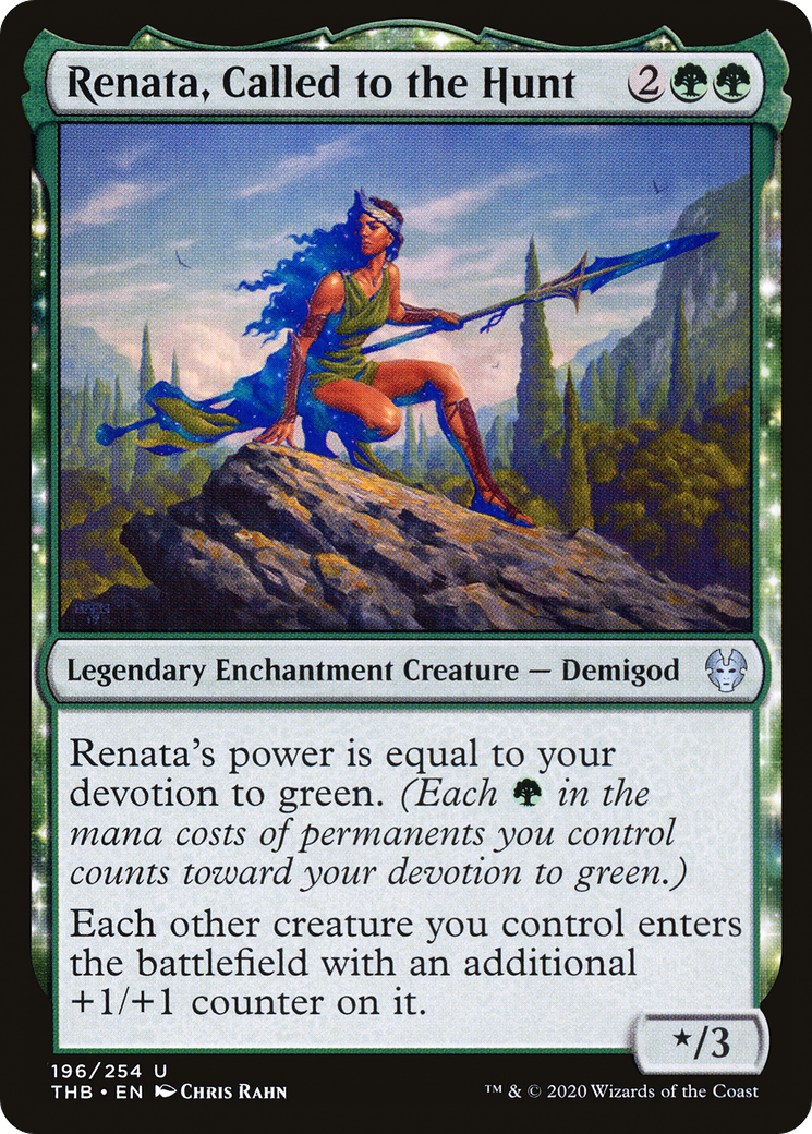 Renata, Called to the Hunt (THB-196) - Theros Beyond Death: (nyxtouched) - Premium MTG Single from Wizards of the Coast - Just $0.08! Shop now at Game Crave Tournament Store