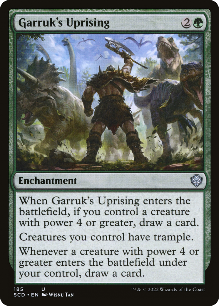 Garruk's Uprising (SCD-185) - Starter Commander Decks - Premium MTG Single from Wizards of the Coast - Just $0.14! Shop now at Game Crave Tournament Store