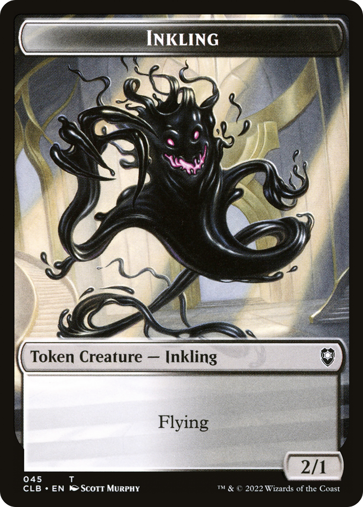 Inkling (TCLB-045) - Battle for Baldur's Gate Tokens - Premium MTG Single from Wizards of the Coast - Just $0! Shop now at Game Crave Tournament Store