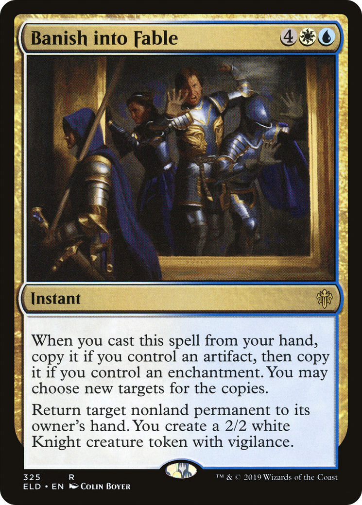 Banish into Fable (ELD-325) - Throne of Eldraine - Premium MTG Single from Wizards of the Coast - Just $0.25! Shop now at Game Crave Tournament Store