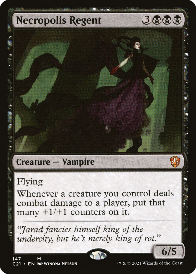 Necropolis Regent (C21-147) - Commander 2021 - Premium MTG Single from Wizards of the Coast - Just $0.42! Shop now at Game Crave Tournament Store