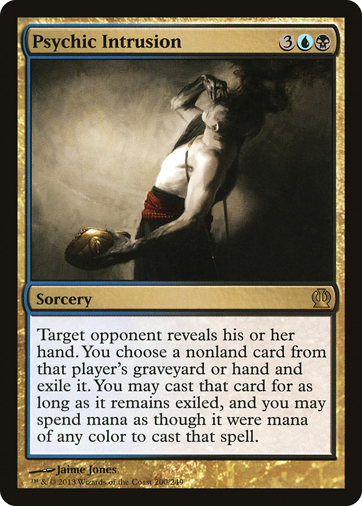 Psychic Intrusion (THS-200) - Theros Foil - Premium MTG Single from Wizards of the Coast - Just $0.26! Shop now at Game Crave Tournament Store
