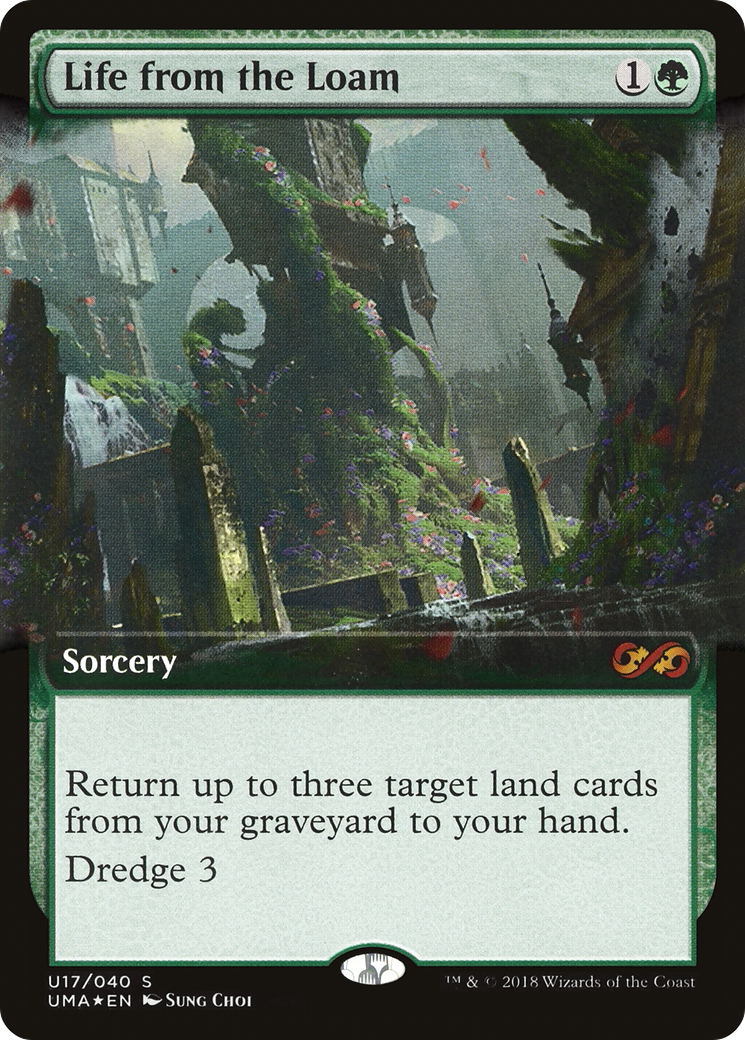 Life from the Loam (PUMA-U17) - Ultimate Box Topper: (Extended Art) Foil - Premium MTG Single from Wizards of the Coast - Just $17.04! Shop now at Game Crave Tournament Store