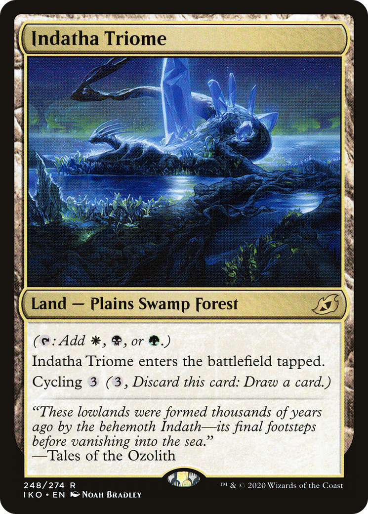 Indatha Triome (IKO-248) - Ikoria: Lair of Behemoths - Premium MTG Single from Wizards of the Coast - Just $4.28! Shop now at Game Crave Tournament Store