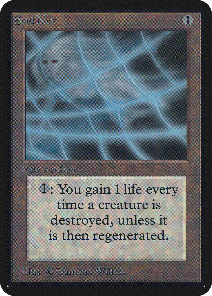 Soul Net (LEA-270) - Limited Edition Alpha - Premium MTG Single from Wizards of the Coast - Just $8.94! Shop now at Game Crave Tournament Store