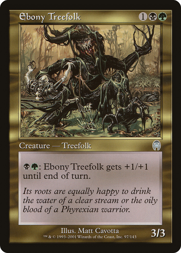 Ebony Treefolk (APC-097) - Apocalypse - Premium MTG Single from Wizards of the Coast - Just $0.08! Shop now at Game Crave Tournament Store