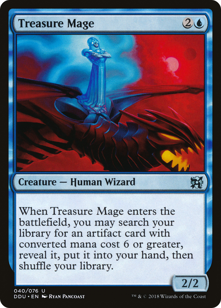 Treasure Mage (DDU-040) - Duel Decks: Elves vs. Inventors - Premium MTG Single from Wizards of the Coast - Just $0.08! Shop now at Game Crave Tournament Store