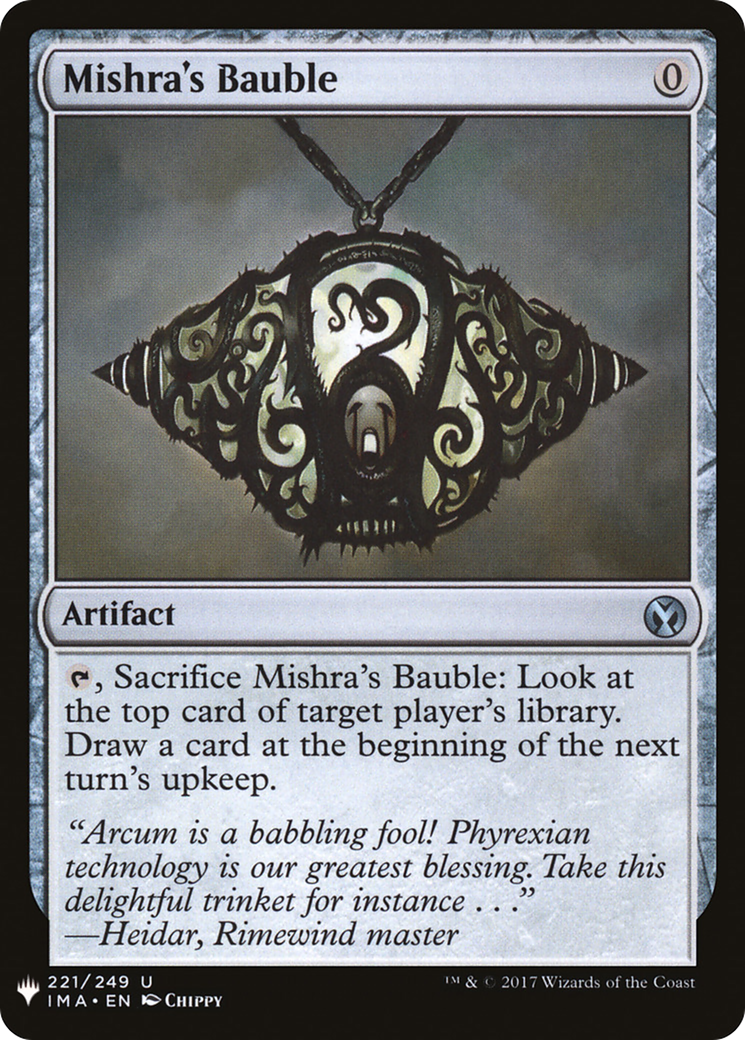 Mishra's Bauble (MB1-1610) - Mystery Booster - Premium MTG Single from Wizards of the Coast - Just $0.34! Shop now at Game Crave Tournament Store