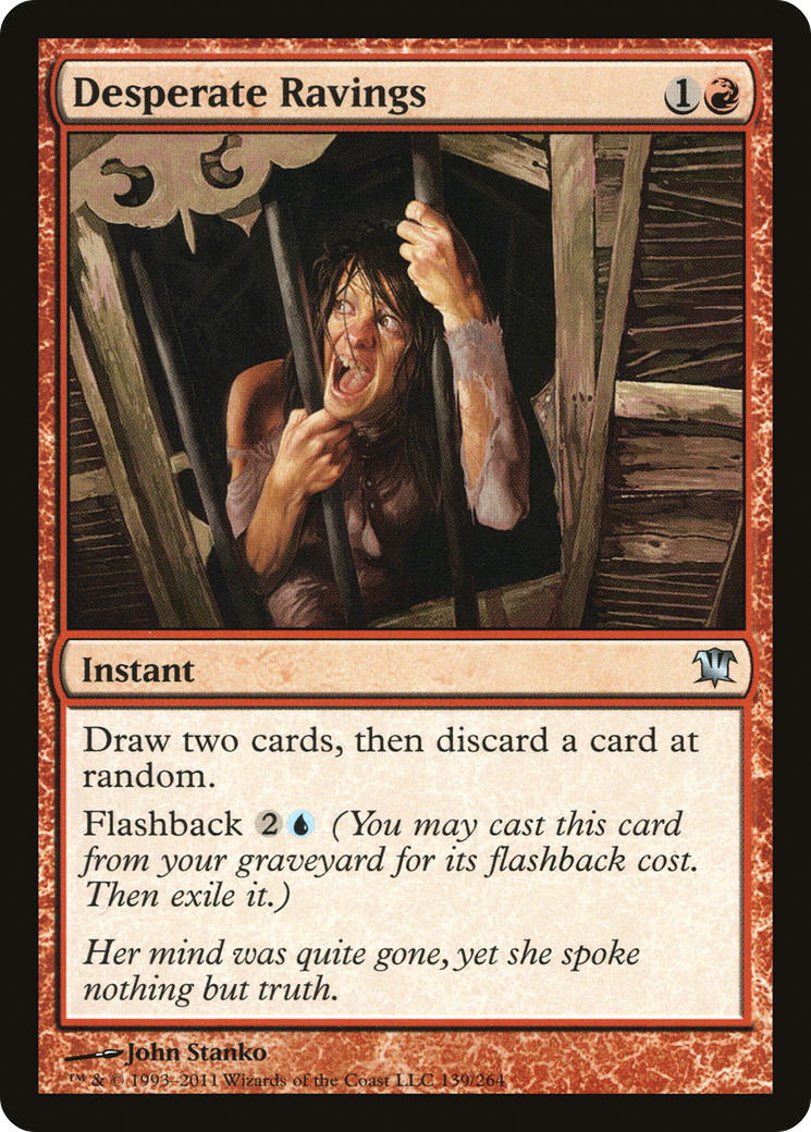 Desperate Ravings (ISD-139) - Innistrad Foil - Premium MTG Single from Wizards of the Coast - Just $0.45! Shop now at Game Crave Tournament Store