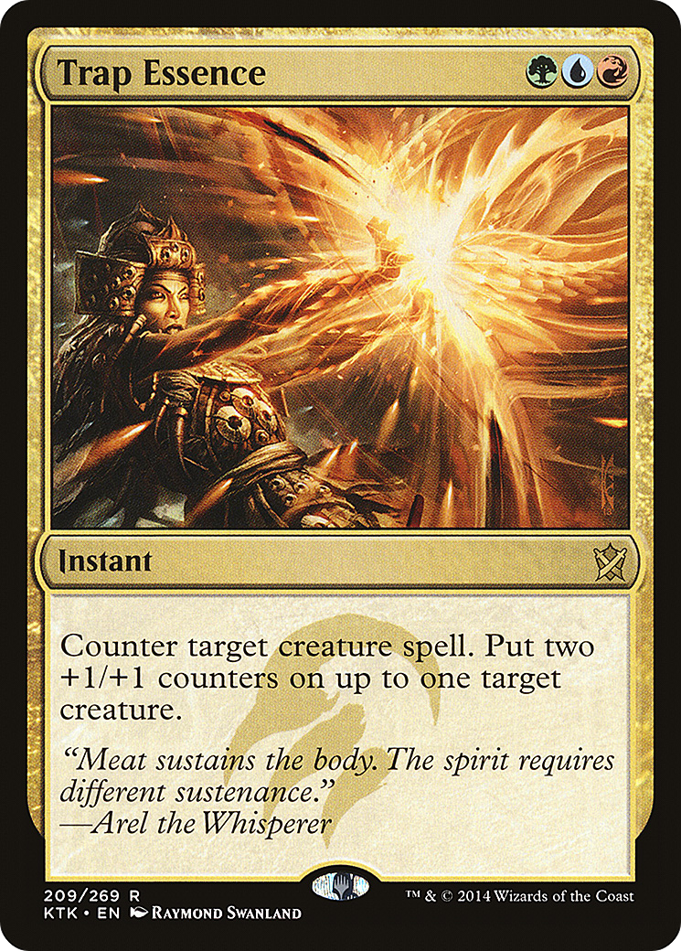 Trap Essence (KTK-209) - Khans of Tarkir - Premium MTG Single from Wizards of the Coast - Just $0.08! Shop now at Game Crave Tournament Store