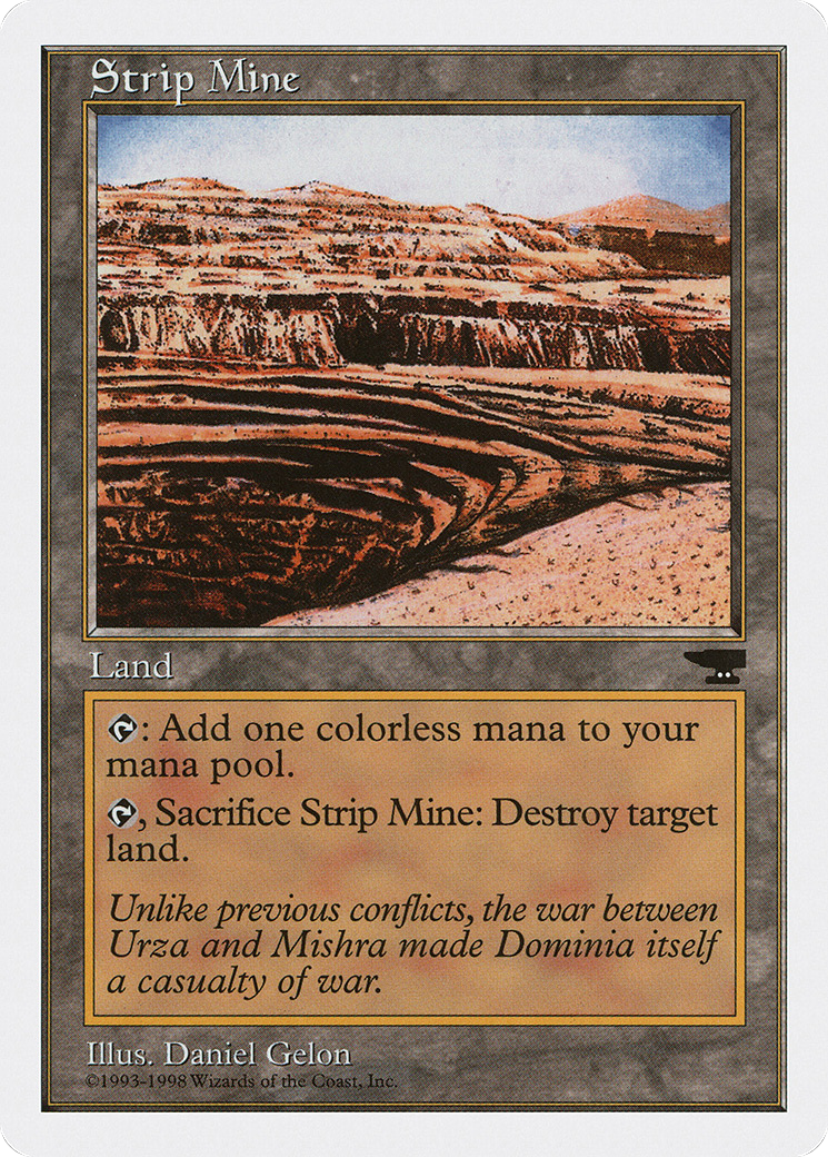 Strip Mine (ATH-077) - Anthologies - Premium MTG Single from Wizards of the Coast - Just $4.27! Shop now at Game Crave Tournament Store