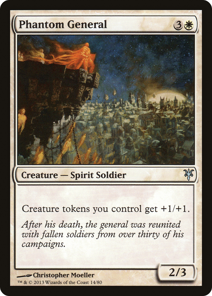 Phantom General (DDK-014) - Duel Decks: Sorin vs. Tibalt - Premium MTG Single from Wizards of the Coast - Just $0.09! Shop now at Game Crave Tournament Store