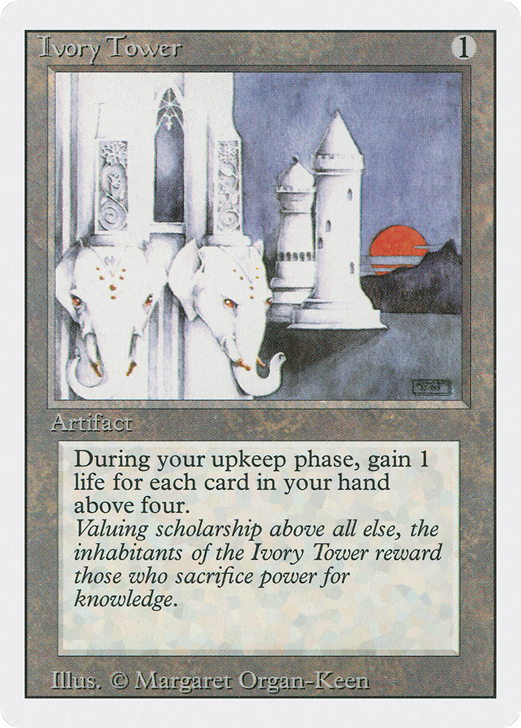 Ivory Tower (3ED-254) - Revised Edition - Premium MTG Single from Wizards of the Coast - Just $0.72! Shop now at Game Crave Tournament Store
