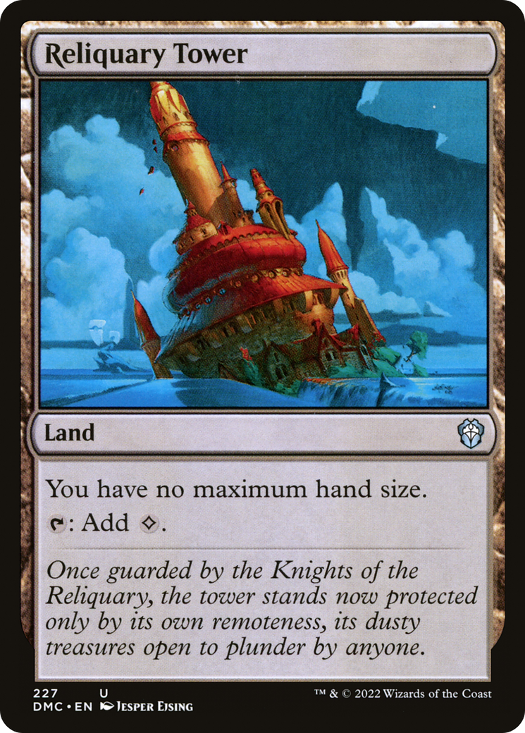 Reliquary Tower (DMC-227) - Dominaria United Commander - Premium MTG Single from Wizards of the Coast - Just $1.80! Shop now at Game Crave Tournament Store