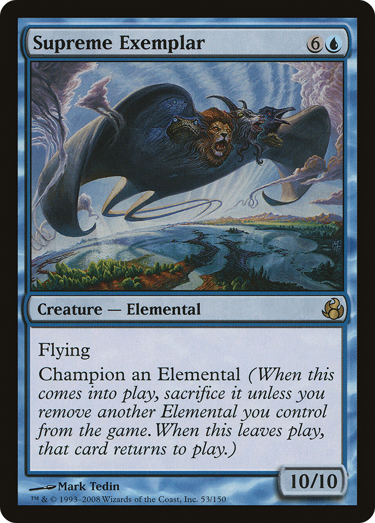 Supreme Exemplar (MOR-053) - Morningtide - Premium MTG Single from Wizards of the Coast - Just $0.25! Shop now at Game Crave Tournament Store