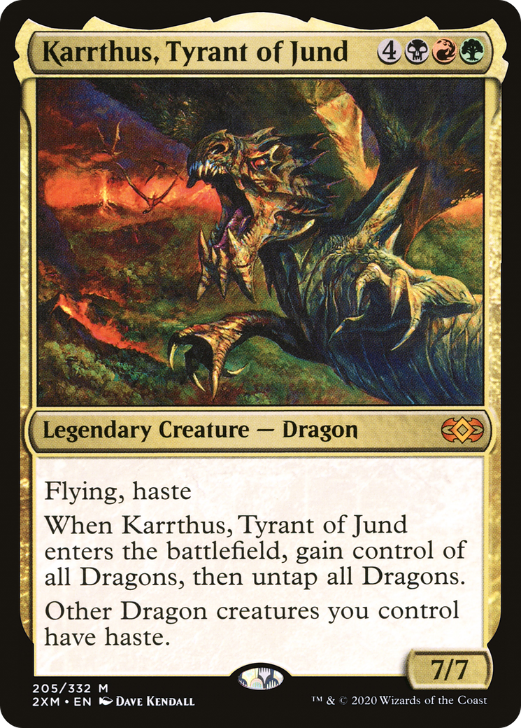 Karrthus, Tyrant of Jund (2XM-205) - Double Masters - Premium MTG Single from Wizards of the Coast - Just $6.51! Shop now at Game Crave Tournament Store