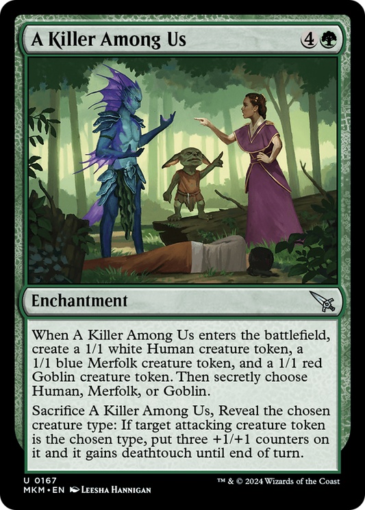 A Killer Among Us (MKM-167) - Murders at Karlov Manor Foil - Premium MTG Single from Wizards of the Coast - Just $0.23! Shop now at Game Crave Tournament Store