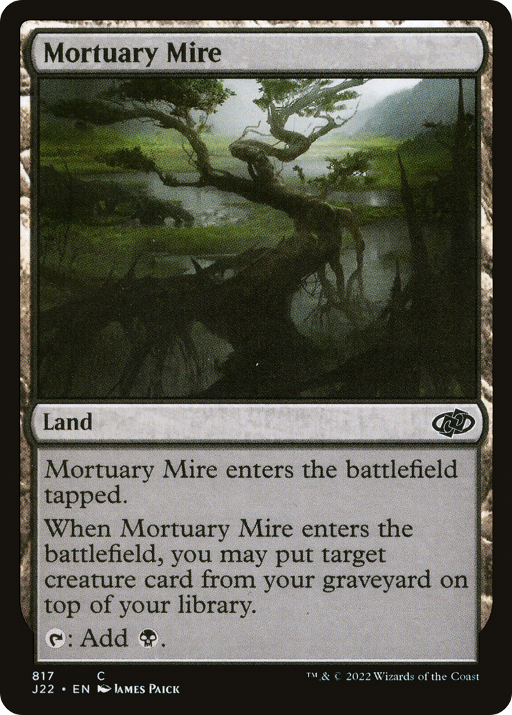Mortuary Mire (J22-817) - Jumpstart 2022 - Premium MTG Single from Wizards of the Coast - Just $0.25! Shop now at Game Crave Tournament Store