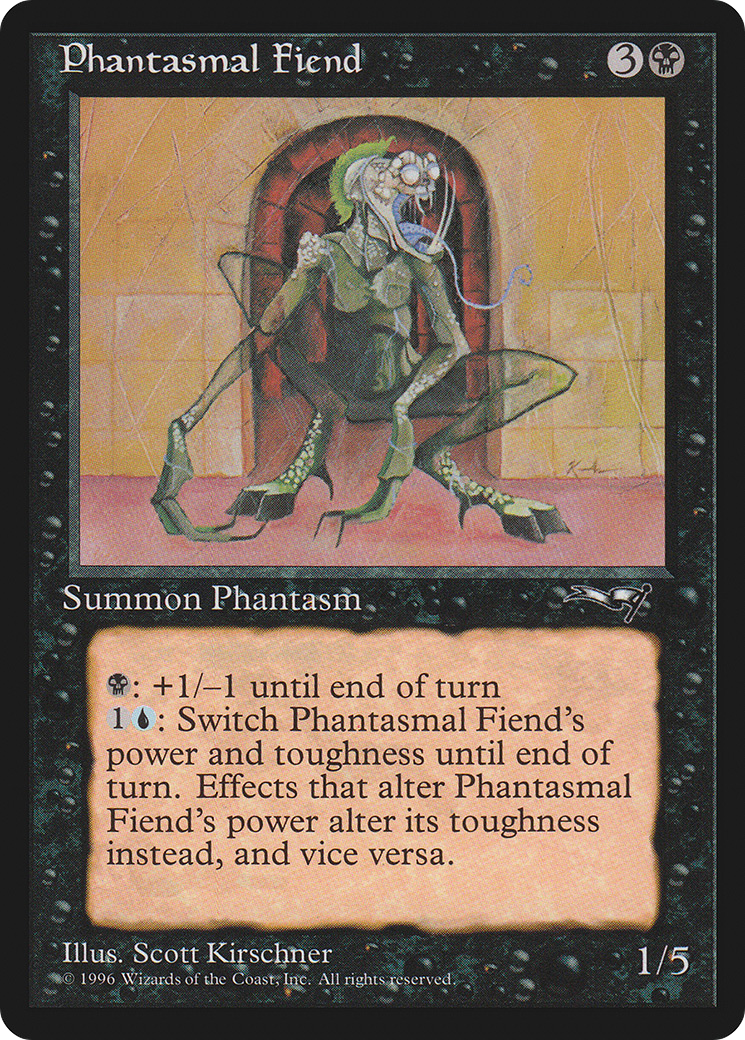 Phantasmal Fiend (ALL-57B) - Alliances - Premium MTG Single from Wizards of the Coast - Just $0.25! Shop now at Game Crave Tournament Store