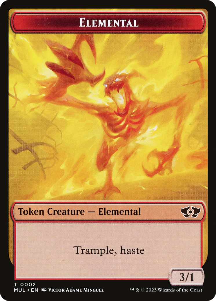 Elemental (TMUL-002) - Multiverse Legends Tokens Foil - Premium MTG Single from Wizards of the Coast - Just $0! Shop now at Game Crave Tournament Store
