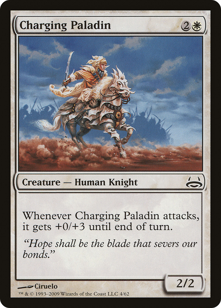 Charging Paladin (DDC-004) - Duel Decks: Divine vs. Demonic - Premium MTG Single from Wizards of the Coast - Just $0.10! Shop now at Game Crave Tournament Store