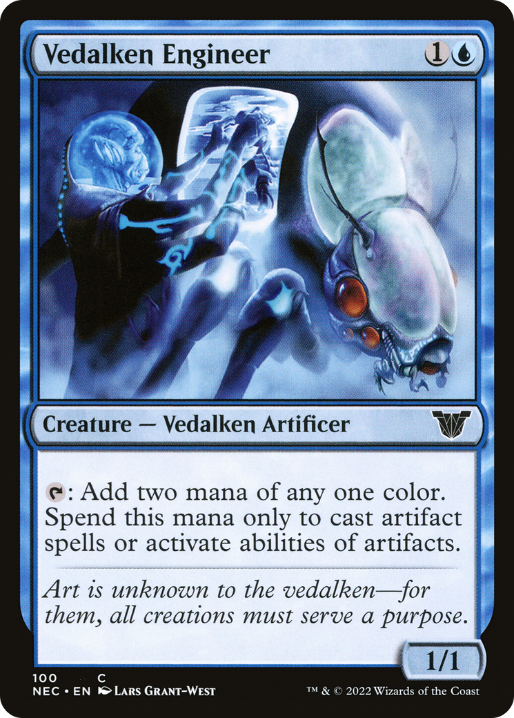 Vedalken Engineer (NEC-100) - Neon Dynasty Commander - Premium MTG Single from Wizards of the Coast - Just $0.25! Shop now at Game Crave Tournament Store